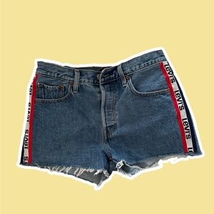 levi's denim shorts